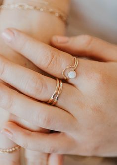 Originally designed to be paired with one of our Gemstone Rings, our Dune Ring stacks beautifully with any Stacking Bands and can hold it's own as a solo ring, too. Twisted wire is hand-shaped and made into a unique stacking ring. Available in 14kt Gold Fill + Sterling Silver. Handmade in Eau Claire, WI. Our jewelry is handmade so each piece will be unique and may vary slightly from what is pictured. Solitaire Open Band Promise Ring Jewelry, Adjustable Everyday Rings With Round Band, Minimalist Adjustable Stackable Rings With Round Band, Adjustable Round Band Rings For Everyday Wear, Everyday Adjustable Round Band Rings, Stackable Open Midi Rings For Promise, Adjustable Solitaire Rings For Everyday, Adjustable Solitaire Ring, Adjustable Minimalist Round Band Rings