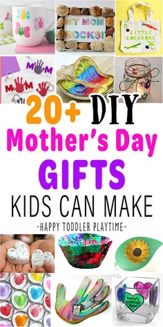 mother's day gifts that kids can make for their mom to use in crafts