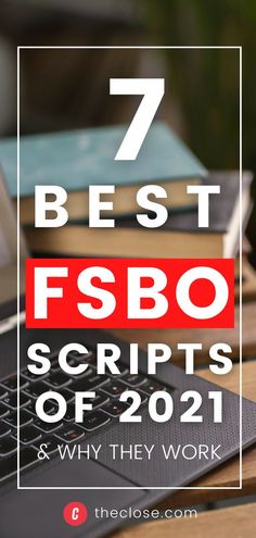 a laptop with the title 7 best fsbo scripts of 2021 and why they work