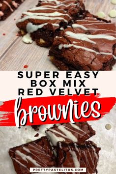 red velvet brownies recipe