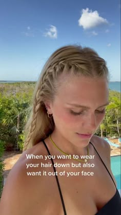 Hairstyle Braid, Hair Stylies, Penteado Cabelo Curto, Hair Stylist Life, Easy Hairstyles For Long Hair, Beach Hair, Hairstyles Haircuts, Aesthetic Hair, Down Hairstyles