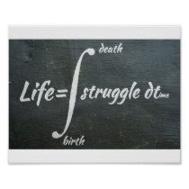 Life Integral - Math Poster | Zazzle.com Life Equation, Engineers Day Quotes, Personal Core Values, Handyman Logo, Magazine Aesthetic, Classroom Motivation, Engineers Day, Math Posters, Science Knowledge