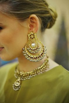 Chand Bali, Photography Tattoo, Indian Accessories, By Any Means Necessary, Indian Earrings, Ear Rings, Traditional Jewelry, Wedding Jewellery, Indian Jewellery