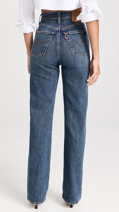 Levi's Ribcage Full Length Jeans | Shopbop Levi's Ribcage, Levis Outfit, Full Length Jeans, American Workwear, Valley View, Leather Logo, Jean Outfits, Tango, Look Fashion