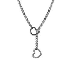 PRICES MAY VARY. heart o-ring slip chain necklace for women:A unique slip buckle allows the chain to adjust to your perfect fit. This everyday must-have necklace is the perfect match for every outfit and neckline. black chain necklace:Hand polished stainless steel chain and heart o ring. High strength and hardness, durable, many years of use without rust, do not change color. heart chain necklace:The slip chain choker is ideal for punk music party,rock band concerts, themed party, daily wear. sl Adjustable Metal Heart Necklace With Clavicle Chain, Adjustable Heart Shaped Punk Jewelry, Punk Jewelry With Adjustable Chain For Valentine's Day, Slip Chain, Prom Necklaces, Goth Necklace, Day Collar, Heart Necklaces, Chain Heart