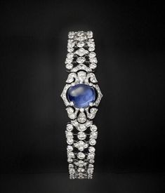 Best Diamond Bracelets  : CARTIER. High Jewelry secret hour watch  sapphire diamonds. #Cartier #Sortilè Bracelets Cartier, Cartier Diamond Bracelet, Cartier High Jewelry, High Jewelry Bracelet, The Bling Ring, Gems Bracelet, Easy Diy Jewelry, Cartier Jewelry, Royal Jewels