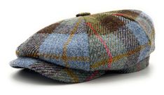 "Harris Tweed Macleod Tartan Traditional Peak Eight Panel Newsboy Cap British Made  Hand Woven in the Outer Hebrides of Scotland Stylish Traditional Headwear Perfect for outdoors 100% Wool Approximate Size - Small 56 cm, Medium 58 cm, Large 60 cm, XL 61 cm , XXL 63 cm.  Measuring Instructions -Place the string or tape around your head about 1/8\" above your ear, across the mid-forehead, completely circling your head. Hold the tape firmly, but not too tightly. Basically, you need to measure your Traditional Headwear, Peaky Blinders Cap, Scotland Men, Macleod Tartan, 1940s Looks, Outer Hebrides, Tartan Scarf, Tartan Dress, Red Tartan