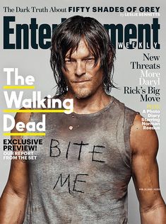 the walking dead star is featured on the cover of entertainment weekly's may 2012 issue