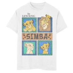 the lion king simba t - shirt for kids and adults, sizes s - 3xl