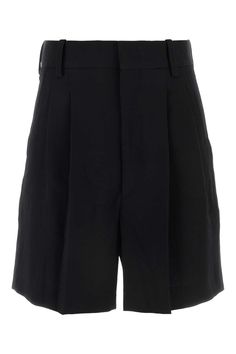 Black Stretch Polyester Blend Elna Bermuda Shorts from Isabel Marant