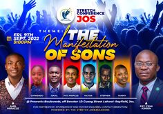 there is an advertisement for the celebration of sons