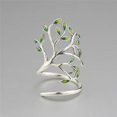 Dainty Olive Tree Ring For Exquisite Style - Inspire Uplift Tree Ring, Silver Tree, Jewelry Tree, Open Ring, 925 Jewelry, Handmade Sterling Silver, Silver Leaf, Druzy, Silver Bracelets