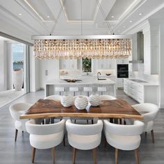 47 Crystal Dining Room Chandelier Crystal Chandelier Dining Room, Set Meja Makan, Kitchen Chandelier, Pendant Lighting Dining Room, Modern Crystal Chandelier, Crystal Ceiling Light, Home Luxury, Chandelier Design, Dining Room Chandelier