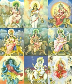 the nine avatars of hindu deities