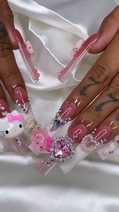 Pink Baddie, Baddie Stuff, Makeup Help, Y2k Nails