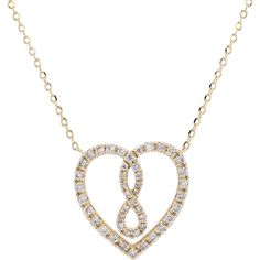 14K Yellow Gold 0.34 Carat Diamond Heart Pendant Wedding Heart Pendant Diamond Necklace, Heart-shaped 14k White Gold Diamond Necklace, Elegant Diamond White Heart Pendant Necklace, Elegant Diamond Heart Charm Pendant Necklace, Heart Shaped 14k White Gold Diamond Necklace, Gold Heart-shaped Diamond Necklace With Single Diamond, Fine Jewelry Yellow Gold Double Heart Diamond Necklace, Elegant Heart Shaped Diamond Necklace For Formal, Elegant Heart Shaped Diamond Necklace For Formal Occasions