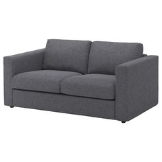 an image of a grey couch on a white background