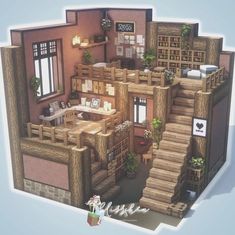 Small Room Ideas Minecraft, Ldshadowlady House Minecraft, White Wood Minecraft House, Cherry Oak Minecraft House, Mc Building Ideas Aesthetic, Minecraft Room Aesthetic, Small Minecraft Room Ideas, Minecraft Interior Aesthetic, Minecraft Aesthetic Building Ideas