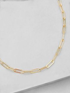 14k Gold Filled Paperclip Necklace. Length: 16” What is gold-filled?Not to be confused with gold-plated as gold-filled contains 100x more gold than gold-plated. The thick outer layer of gold makes it highly durable and safe for people with allergies or sensitive skin. Gold-filled pieces will not turn your skin green and with proper wear and care, gold-filled pieces can last just as long as solid gold pieces. Rings Beads, Sterling Silver Cleaner, Paperclip Necklace, Gift Wishlist, Paperclip Chain Necklace, Metal Pendants, Broward County, Gold Filled Necklace, Boho Jewellery