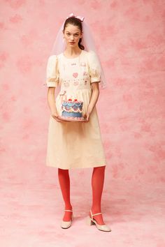 The High Tea Dress – Kina & Tam Magical Embroidery, Clothing Warehouse, Kidcore Fashion, High Tea Dress, Come Out And Play, Enchanting Dress, Icing On The Cake, Cottagecore Fashion, Red Embroidery