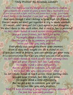 a poem written in pink and green with flowers on the bottom right hand corner, which reads