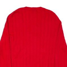 Item is in good used condition. >Size: 2XL >Armpit To Armpit: 20" >Armpit To Cuff: 19" >Collar To Hem: 29" Red Cable Knit Long Sleeve Cardigan, Red Long Sleeve Cable Knit Cardigan, Red Crew Neck Cotton Cardigan, Red Cotton Crew Neck Cardigan, Red Cable Knit Crew Neck Sweater, Classic Red Crew Neck Cardigan, Classic Red Crew Neck Sweater, Red Crew Neck Classic Cardigan, Red Crew Neck Knitted Cardigan