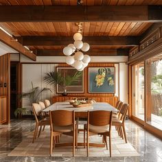 Home Design Ideas Mid Century Glam Dining Room, Natural Mid Century Modern, Mid Century Modern House Aesthetic, Mid Century Modern Homes Exterior, Midcentury Modern Dining Room, Mcm Dining Room, Sunny Living Room, Mid Century Dining Room, Mid Century Modern Bar