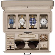 PRICES MAY VARY. WATCH DISPLAY CASE FOR MEN AND WOMEN: Our watch organizer securely holds small and large watches (up to 60mm) in place on individual cushions. With ample space between the lid and cushions, it accommodates watches of all sizes. Rothwell watch cases are perfect gifts for Father’s Day, birthdays, anniversaries, Valentine's day, graduations, holidays, retirement, and corporate events. Each watch case comes in an elegant, minimally branded gift box – the perfect gift for the guy who Luxury Watch Box, Watch Display Case, Leather Watch Box, Watch Organizer, Watch Cases, Display Jewelry, Watch Storage, Watch Display, Box Organizer