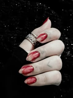 Blood Nails, Vampire Nails, Manicured Nails, Goth Nails, With Nails, Going Viral, Funky Nails, Dope Nails