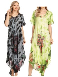 The most versatile dress for hot weather, loose fit with short sleeves and maxi style bottom. Ideal for going to  brunch, as cover up or for casual gatherings. Enhance your inner beauty  in this lightweight tie dye dress. Summer Dress Coverup, Fits With Shorts, Maxi Styles, Tie Dye Dress, Versatile Dresses, Dress Cover, Hot Weather, Spring Summer Outfits, Cold Shoulder Dress