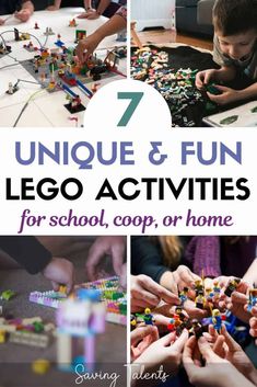 the 7 unique and fun lego activities for school, coop, or home