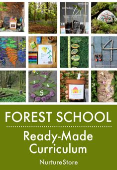 the forest school ready - made curioum is featured in this book