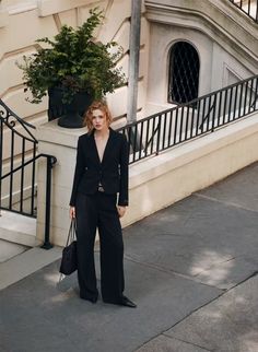 ETIQUETTE BLAZER | Aritzia Lapel Collar Blazer Dress For Work, Lapel Collar Blazer Dress With Pressed Crease For Work, Fall Formal Single Button Pantsuit, Chic Tailored Pantsuit With Lapel Collar, Chic Tailored Pantsuit With Suit Collar, Semi-formal Single Button Pantsuit For Fall, Timeless Tailored Single-breasted Pantsuit, Timeless Notch Lapel Pantsuit With Pressed Crease, Semi-formal Tailored Single-breasted Pantsuit