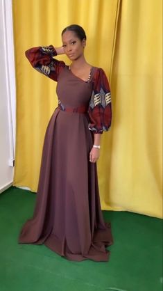 Afrocentric Fashion Classy, Eid Outfits African, Ankara Dress Designs, Ankara Dress Styles, Chic Dress Classy