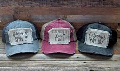 Matching Friend Trucker Caps are great for a Birthday Party, Girl's Trip, Wine Tasting or Girls Night Out. These are Distressed Ponytail Trucker Hats - available in many colors. Choose from my sayings or make up your own. Examples: Bride on Cloud Wine, Sip Sip Hurray, Love the Wine You're With, When I Sip You Sip We Sip, Stop and Smell the Rose, Everything Happens for a Riesling, Great Minds Drink Alike, I make Pour Decisions, I don't give a sip, Good Friends Wine Together. Tattered Ponytail Hat Wine Captions Knitting Hat, Party Mini Cap Hat One Size, Party Mini Cap Hat, Party Mini Cap, Fun Party Cap Hat, Novelty Mini Hats For Birthday, One Size Fits Most, Novelty Mini Hats For Birthday, Novelty Mini Hats For Birthdays, One Size Fits Most, Novelty Mini Hats For Birthdays