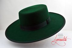 Emerald Green Bolero - Wide Brim Flat Crown Wool Felt Bolero Hat - Men Women by AgnoulitaHats on Etsy https://www.etsy.com/listing/469044944/emerald-green-bolero-wide-brim-flat Green Bolero, Womens Western Hats, Wide Brim Hat Women, Bolero Hat, Steampunk Top Hat, Steampunk Hat, Hat Women, Western Hats, Handmade Hat