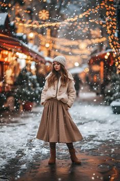 Dark Sweater, Winter Skirts, Winter Outfits Ideas