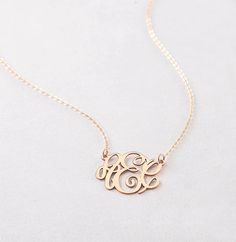 Monogram Necklace • Dainty Monogram Jewelry • Initial Necklace • Monogrammed Necklace • Personalized Jewelry • Personalized Monogram Classic Monogram Necklaces For Personalized Gift, Elegant Monogram Charm Necklace For Personalized Gift, Elegant Monogram Charm Necklace, Classic Monogram Name Necklace For Anniversary, Classic Monogram Necklace As Gift, Classic Monogram Jewelry For Mother's Day, Classic Initial Necklace For Personalized Gift, Dainty Monogram Necklace For Personalized Gift, Classic Monogram Name Necklace As Gift