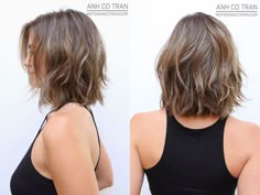 Frisur halblang Kort Bob, Nails 2021, Nails Colors, Short Hair Balayage, Short Wavy Hair, Penteado Cabelo Curto, Street Nails, Fall Color, Shoulder Length Hair