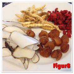 a white plate topped with fruits and vegetables