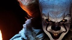 the evil clown from it's own movie, it looks like he is smiling