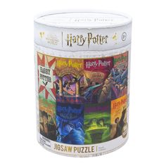 a harry potter jigsaw puzzle is shown in the image, it's white