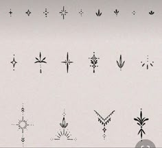 a bunch of crosses are drawn on the wall