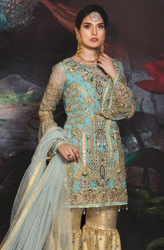 Buy this Pakistani formal dress in USA for the women – Nameera by Farooq