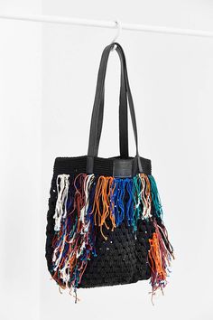 Osei Duro X UO Macrame Tote Bag - Urban Outfitters Bucket Bag, Macrame, Urban Outfitters, Tote Bag, Clothes, Macramé