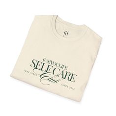 Welcome to the Self Care Club, where comfort meets style, and self-love is always in season. Our Self Care Club Tee isn’t just a piece of clothing—it’s a cozy invitation to prioritize yourself every day. Made for those who appreciate the art of relaxation, this tee seamlessly fits into your routine, whether you’re lounging at home, heading to work, or checking off errands. Here at Fabyoulife, we know that self-care is more than a routine—it’s a lifestyle. This tee is designed for those who embra Self Love Shirt, Prioritize Yourself, Oil Body Wash, Club T Shirt, Body Bars, Undereye Circles, Hair Shop, Toner For Face, Ingrown Hair