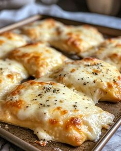 some food that is sitting on a pan