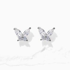 Be kissed by tiny butterflies all day in the Mari Studs! These are so delicate and perfect for everyday looks! Butterfly Studs Earrings, Butterfly Small Earrings, Dainty Tiny Butterfly Earrings, Tiny Butterfly Dainty Earrings, Small Silver Earrings Butterflys, Stone Top, 18k Rose Gold, Gold And Silver, Rose Gold Plates