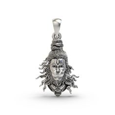 "Embrace divine protection with this 925 Sterling Silver Hanumanji Face Pendant. Expertly crafted, this spiritual Hindu jewelry showcases Lord Hanuman's serene face, symbolizing strength, devotion, and protection. The pendant's polished finish highlights its intricate detailing, adding a touch of elegance to your style. Ideal for everyday wear or special occasions, this Indian deity necklace serves as a powerful amulet offering spiritual guidance and blessings. Whether as a meaningful gift or a Silver Spiritual Jewelry For Rituals, Spiritual Silver Jewelry For Rituals, Sterling Silver Spiritual Jewelry And Charms, Spiritual Oxidized Finish Jewelry For Meditation, Silver Spiritual Locket Jewelry, Sterling Silver Pendant Jewelry, Amulet Style Pendant Jewelry For Personal Use, Spiritual Silver Jewelry, Hanuman Pendant