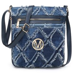 PRICES MAY VARY. ❤️ HIGH QUALITY PU MATERIAL: This medium crossbody purse is made of premium vegan leather and denim fabric style, sturdily constructed with detailed streamlined stitching and fully lined with smooth polyester. Wear resistant and durable enough to last for years of daily use. All of our products are from M Marco's MARCO M KELLY collection and are not associated with any other brand. ❤️ PERFECT FIT SIZE: This crossbody bag for women is 9.4 x 10.2 x 2 inches(WxHxD). PLEASE KINDLY C M Signature, Denim Crossbody Bag, Leather And Denim, Denim Crossbody, Purses For Women, Purse For Women, Women Travel, Crossbody Purse, Bag For Women